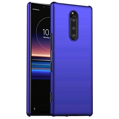Sony Xperia 1/ XZ4 Case - Xperia 1 6.5" Ultra Slim Thin Armour Hard Case - Matte Rubberized Cover For Sony Xperia 1 (Purple) Cover