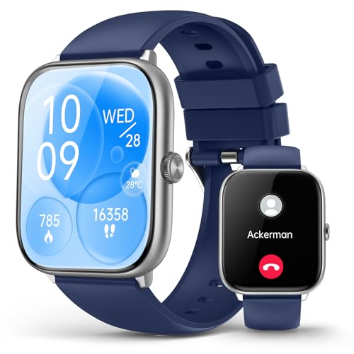 2.06" AMOLED Smart Watches with Blood Pressure Monitor, 118 Sports Modes, Fitness Activity Tracker for Men Women, Heart Rate Sleep SpO2 Monitor, IP68