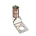 LCA3/0-38F-X, One-Hole, Standard Barrel with Window Lug, 3/0 AWG Wire, 90 Angle Tongue, 3/8" Stud Hole. (2 Items)