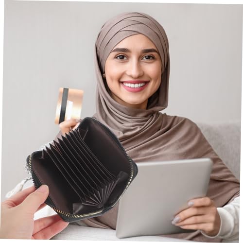 Id Jacket Women's Zipper Clutch Card Organizer Wallet Compact Credit Card Holder Small Purse Lady's Organizer3