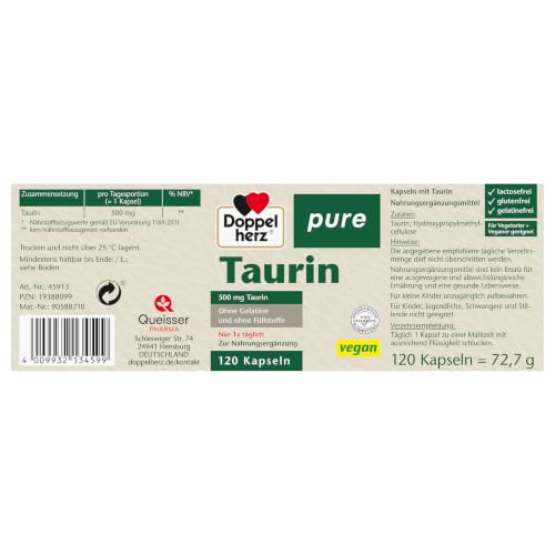 Doppelherz pure Taurin – Ansicht 2