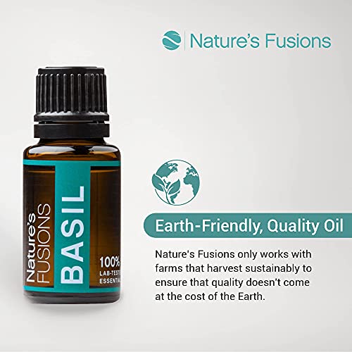 Aceite Esencial de Albahaca Nature's Fusions 15ml miniatura 2