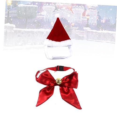 Set de Corbata y Sombrero Navideño para Perro Kisangel miniatura 7