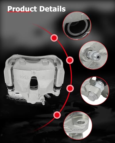 Image of cciyu 19B2715 Front Right Brake Caliper With Bracket For Toyota For Avalon 2005-2007,For Toyota For Camry 2005-2006,For Toyota For Sienna 2004-2010,For Toyota For Solara 2004-2008