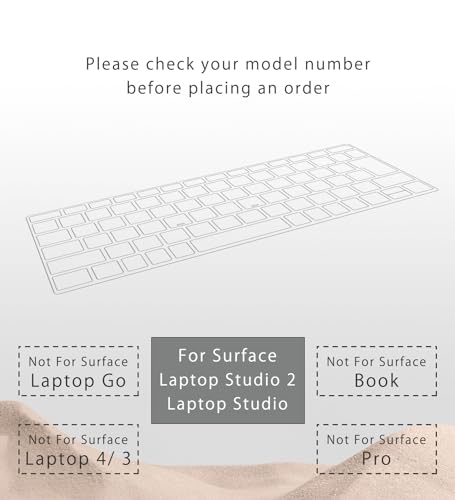 Protector de teclado SurfaceMate para Surface Laptop Go de 4GB sin botón de huella 2