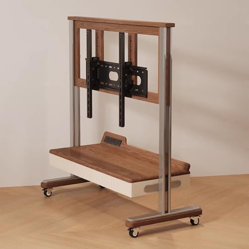 Soporte móvil para TV 40-85 pulgadas con estante y ruedas miniatura 7