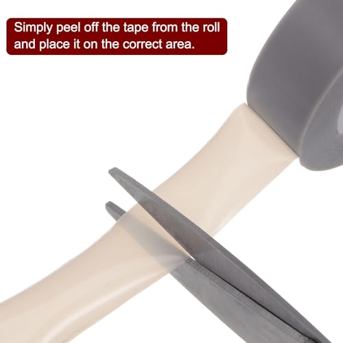 Image of HARFINGTON Fabric PTFE Tape Roll, 2 inch x 108ft High Temperature PTFE Adhesive Tape 0.18mm Thickness for Vacuum Sealer Machine Hand Sealers, Grey