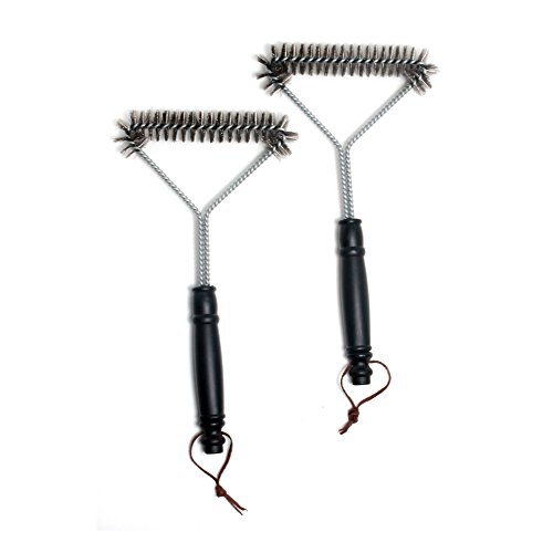 Innovia Imports Handy Brush (Set of 2) grill cleaner, Black