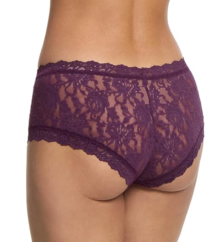 hanky panky Signature Lace Boyshort (4812P),XS,Stone Fruit - Stone Fruit,XS