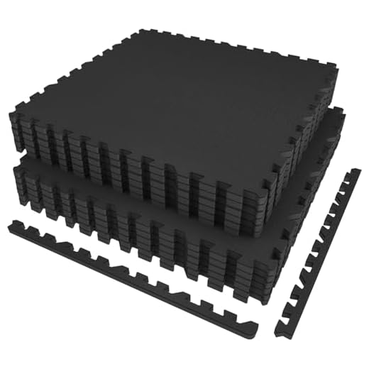 AIRHOP 6 pzs 60x60x1,4cm Suelo Gimnasio Mejorado para Equipo Pesado, Superficie de Goma Robusta, Extra Gruesa y Antideslizante, Puzzle Gym Floor para Gimnasio, Casa y Entrenamiento, 2,16 m² Negro