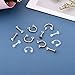 FECTAS 16G Cartilage Earring Stud Forward Helix Earrings Internal Threaded Labret Lip Medusa Monroe Piercing Ring 6 Pairs