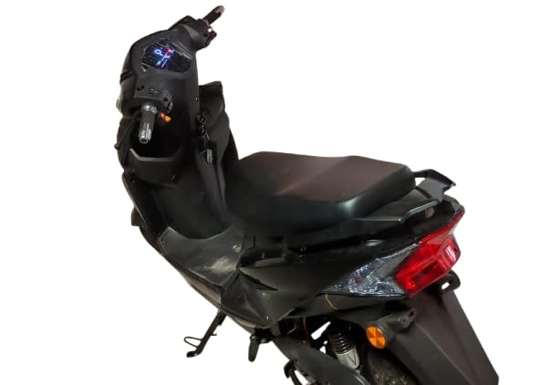 Image of ULTRABIKES Roar Electric Scooter with 60V 42AH Lithium Ion Battery | 2 Year Warranty on Battery | 100 KM Range on Single Charge | 3 Speed Modes | USB Charging Facility I 50 KMPH TOP Speed (Black)