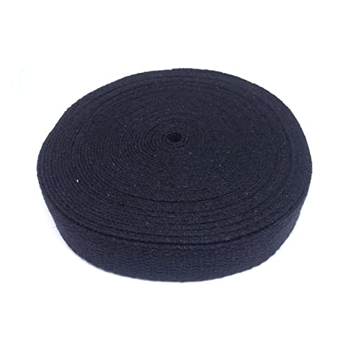 10 Yards Cotton Woven Webbing 1" 25Mm Ribbon Buckles Bag Strap Handbag Belt 6 Color #TOP4