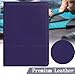 Gorbado Classic Padfolio/Junior Portfolio Folder Case, A5 Business Organizer Binder for Men Women, 5 x 8 Writing Pad Included, Dark Purple