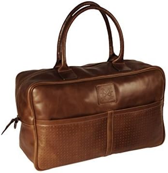 Maximon Mens Leather Weekend Travel Bag Unique Travel Gift For Wall Street Business Men