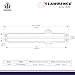 Lawrence Heavy Duty Door Closer Commercial Grade 1 - Adjustable 6-Speed Delayed-Action Door Control with 3 Pistons – Flexible Installation with Included Hardware - Embassy Series LH816