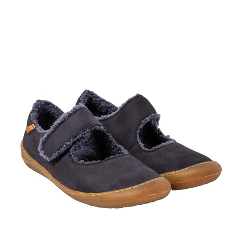 El Naturalista Para Mujer. 2573911NF005_0B0 Bailarinas N5739 Pleasant Ocean Azul (40), Piel, Plano, Velcro, Casual - 2