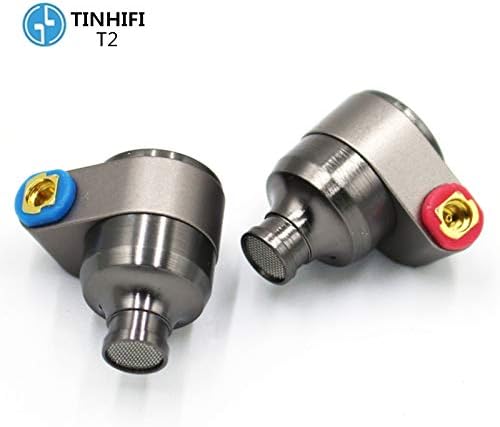 TIN Audio T2 3.5mm in Ear Earphone Double Dynamic Drive HiFi Earphone Metal Earphone MMCX Detachable Headset