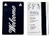 Hospitality Source CR80-Welcome Key Cards, 2 Sleeves of 250 Pieces, Standard, Black (Pack of 500)