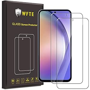 WFTE 2 Stück Glasfolie Samsung Galaxy A54