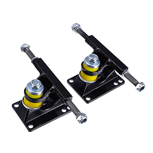 MUSISALY 1 Pair Aluminium Skateboard Trucks 3.25 Inch Wheel Bracket for Skateboard