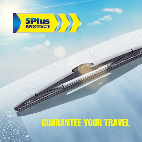 Image of 12 inch Back Windshield Wiper Blade Replacement for Ford Focus Fiesta 2018 2017 2016 2015 2014 2013 2012, Premium All-Season Rear Wiper Blades For My Car (12M)