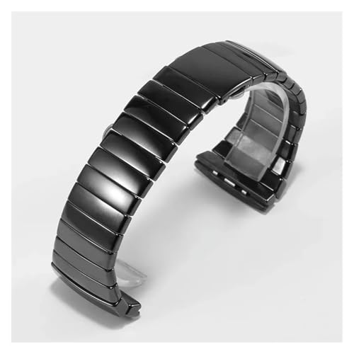 Bracelet de montre en céramique avec boucle déployante double pression