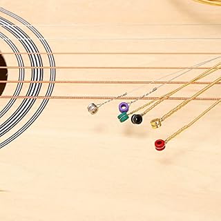 sourcing map Acoustique Guitare Cordes, 3.28ft Cuivre Léger Tension pour 6 Cordes Guitare avec Corde Winder-Chaude… – Image 5