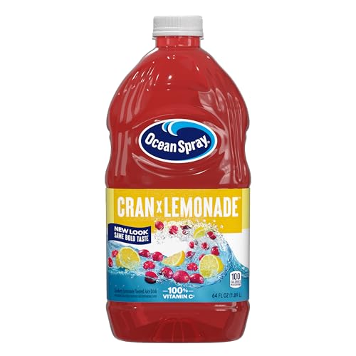 Image of Ocean Spray Cranberry Lemonade Juice Drink, 64 Ounce Bottles (Pack of 8)