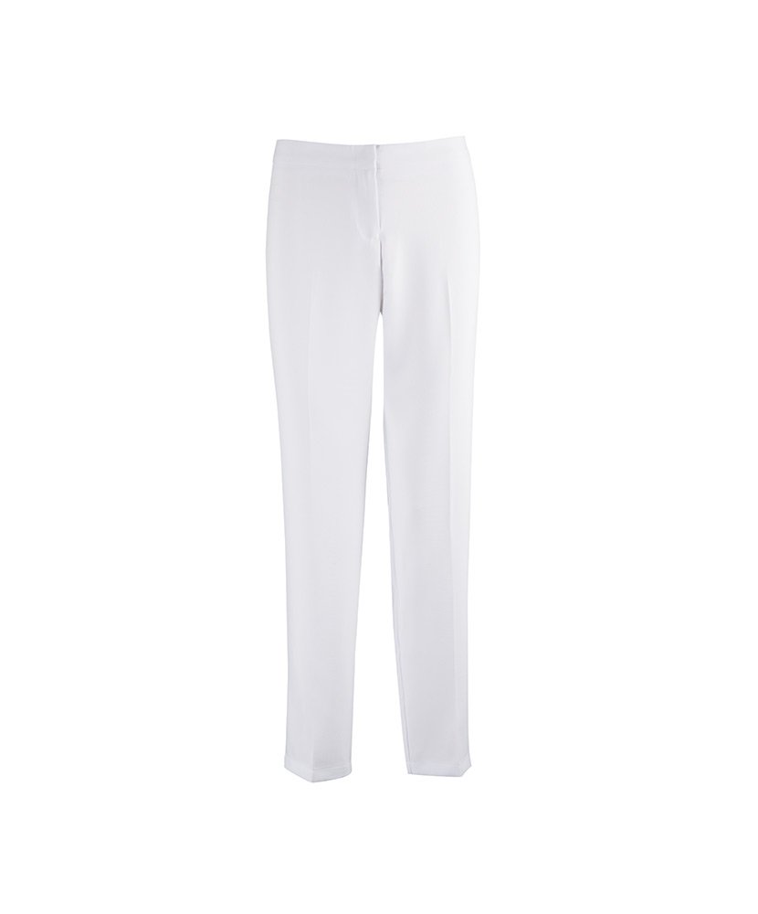 Alexandra STC-NF75WH-18T Slim Leg Beauty Trouser, Plain, 100% Polyester, Tall, Size 18, White