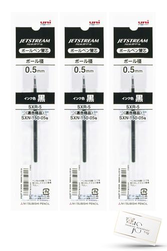 OHM {[y ֐c WFbgXg[ SXR-5 0.5mmް y֐c 3{Zbgz {[y֐c uni MITSUBISHI Pencil JETSTREAM sxr5 BLACK Jasmine SymphonyIWiin