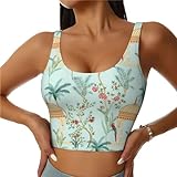 parrot flower power ios 12 Diseño de apoyo: cuenta con almohadillas extraíbles en el pecho y espalda en forma de U de cobertura completa para apoyo adicional. Este elegante brasier deportivo acolchado con diseño de flor de loro para mujer es excelente para camisetas deportivas sin mangas para mujer 2024, proporcionando apoyo y comodidad.