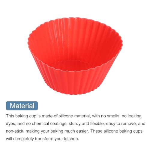 Forros de silicona para cupcakes uxcell para repostería creativa y desayunos en casa 5