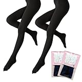 [レヴアル] 5本指タイツ 黒 80デニール ブラック のびのび フィット ストッキング ハイソックス ひざ下丈タイツ 抗菌防臭 厚手 あったか 冷え防止 美脚 ナチュラル 素肌 ムレにくい スーパーストレッチ 日本製 (JP, アルファベット, L, LL, ブラック×2)