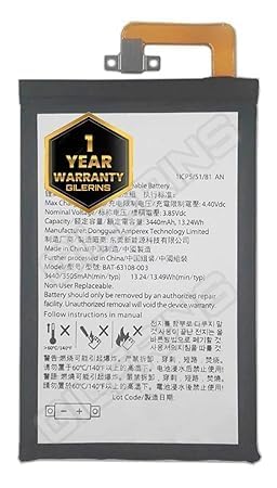 Image of Original BAT-63108-003 Battery for BlackBerry Keyone TLP034E1 / Alcatel DK70 DTEK70 Battery with 1 Year Warranty** (EE208)