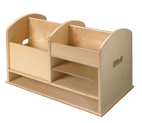 Childcraft 1491255 Tabletop Writing Supplies Center, 21-1/4 X 12 X 12-3/8 Inches 12 38 Inches Height,12 Inches Width,21.25 Inches Length,Natural Wood #TOP1