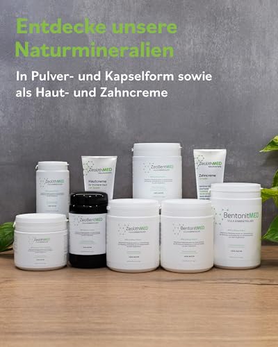 Zeolith MED Detox-Pulver, Medizinprodukt, Apothekenqualität, Vergleichssieger, Entgiftung von Schwermetallen, Entgiftungskur, Vulkanmineralien, Heilerde, Darmreinigung (200 g (1er Pack))