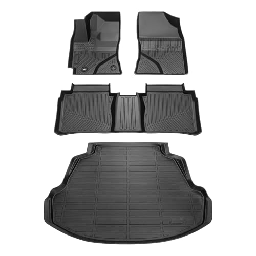 Cartist Floor Mats and Cargo Liner Fit for Toyota Corolla 2014-2019 (Not fit Corolla Cross& hatcback) All Weather Floor Mat Corolla Accessories Heavy Duty Carpet Protection
