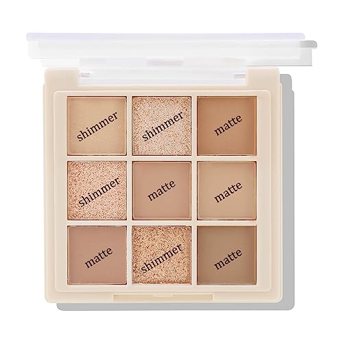 Boobeen Paleta de Sombras de Ojos Nude - Maquillaje Mate y Brillante, Sombra de Ojos en Polvo Cremoso de Alta Pigmentación, Crea un Look de Ojos Neutro, Larga Duración - imagen 2