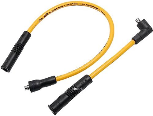 Amazon アクセル Accel 8 8mm プラグコード 86年 03年 Xl サプレッサー 黄 162086 172086 バイク電装用 プラグコード 車 バイク