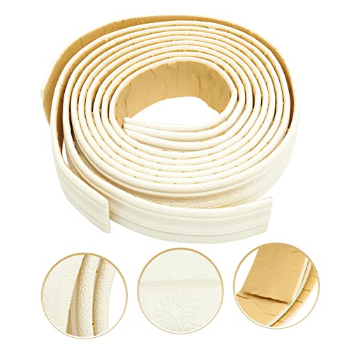 Homoyoyo 6 Rolos De Adesivo De Parede De Rodapé Moldagem Em Bastão Backsplash Guarnição De Azulejo M