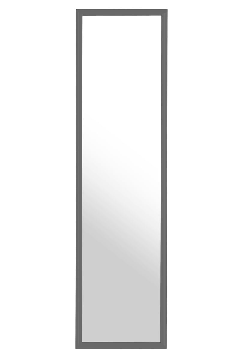 Orsina Versatile  Over Door Grey Plastic Frame MirrorSleek Mirror For HomeDurable Arched Mirror For Bedroom from B&Q