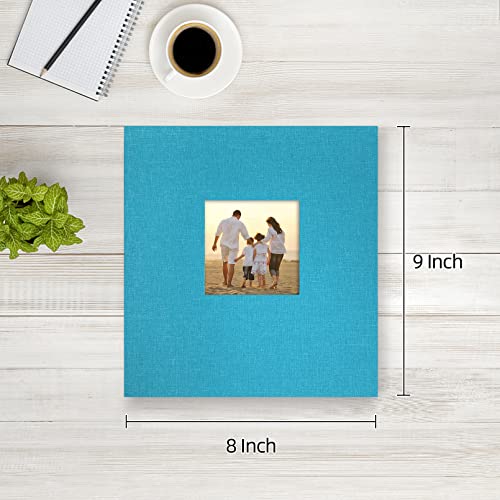 image for potricher Small Photo Album 4x6 200 Photos Linen Cover Picture Photo B
