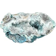OCO Agate Geode Blue 2" Raw Rock Mineral Specimen Geology Sample Lapidary Rough Stone