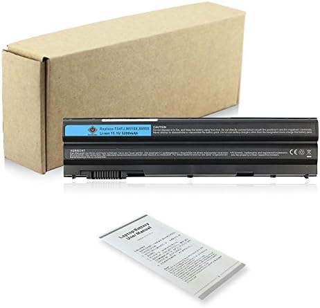 Bay Valley Parts®New Laptop Battery for DELL Latitude E6420 E5420 E6520 E6430 E5520 E5530 T54FJ 8858X 0HCJWT 0NHXVW 0PRRRF Li-ion 6 Cell 11.1v 5200mAh/58WH