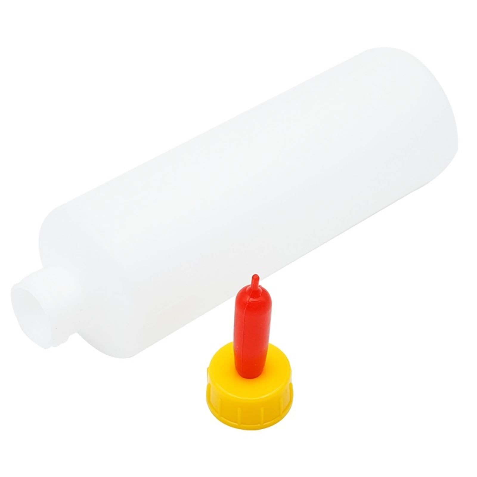 Butelka do karmienia jagniąt, Butelka do karmienia jagnięciny, biała, 1-5 szt., 400 ml miękkiego gumowego smoczka | 3pcs