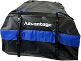 Advantage Heininger SofTop Waterproof Roof Top Cargo Bag, 15 cu ft, Fits SUVs & Sedans, Durable Weatherproof Storage for Camping, Luggage, UV Protection, Flexible Soft Top, Storage Bag Included