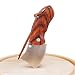 Samior Small Killer CDT20 Mini Cleaver Folding Pocket Knife, 2" D2 Satin Blade with Dual Stud, Rosewood Handle with Liner Lock, Washer, Lanyard, 2.75 oz perfect for EDC Christmas Gift
