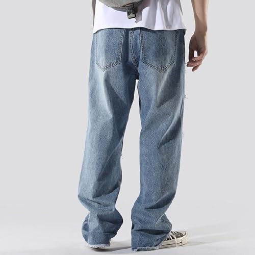 Pantalon patchwork Y2k avec empiècements denim amples et robustes - 3