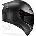 Duke Helmets DK-120 Full Face Motorcycle Helmet, Small, Matte Black